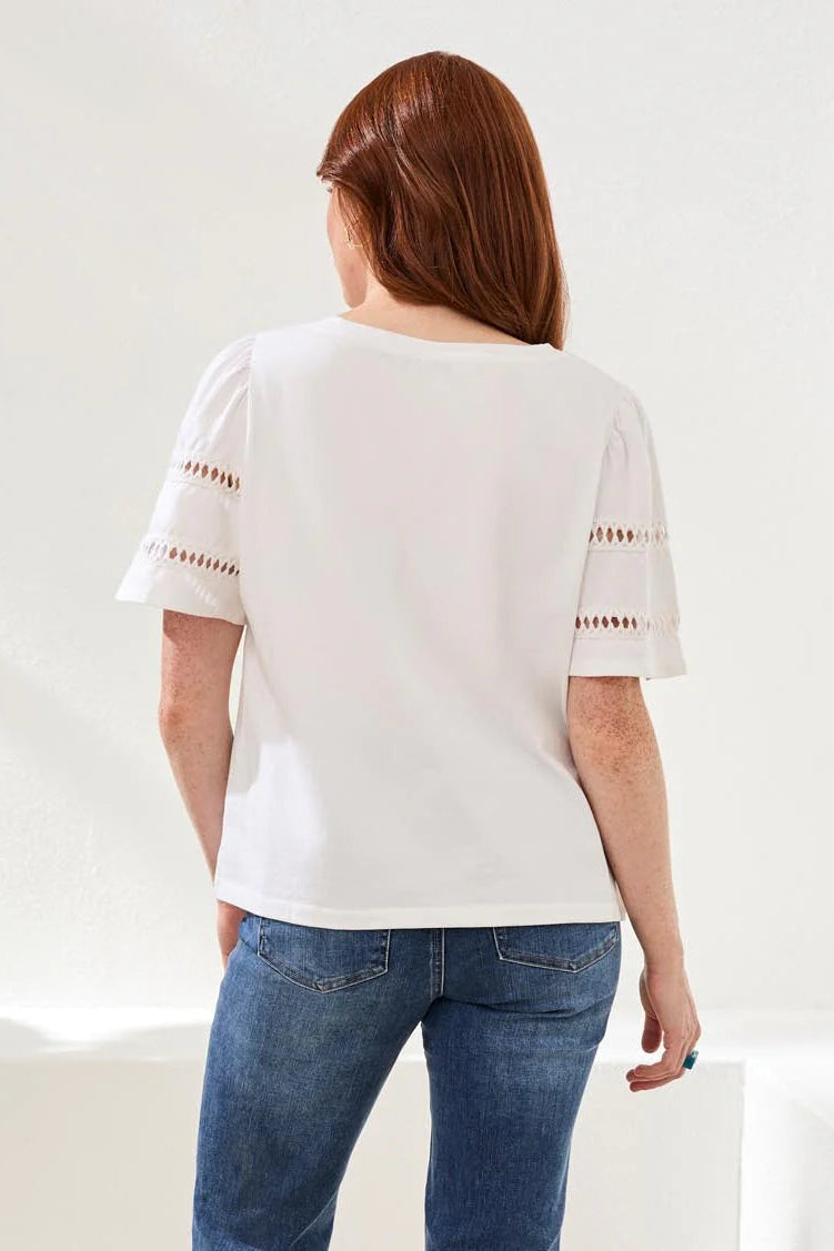 Tribal Flutter Sleeve Top
