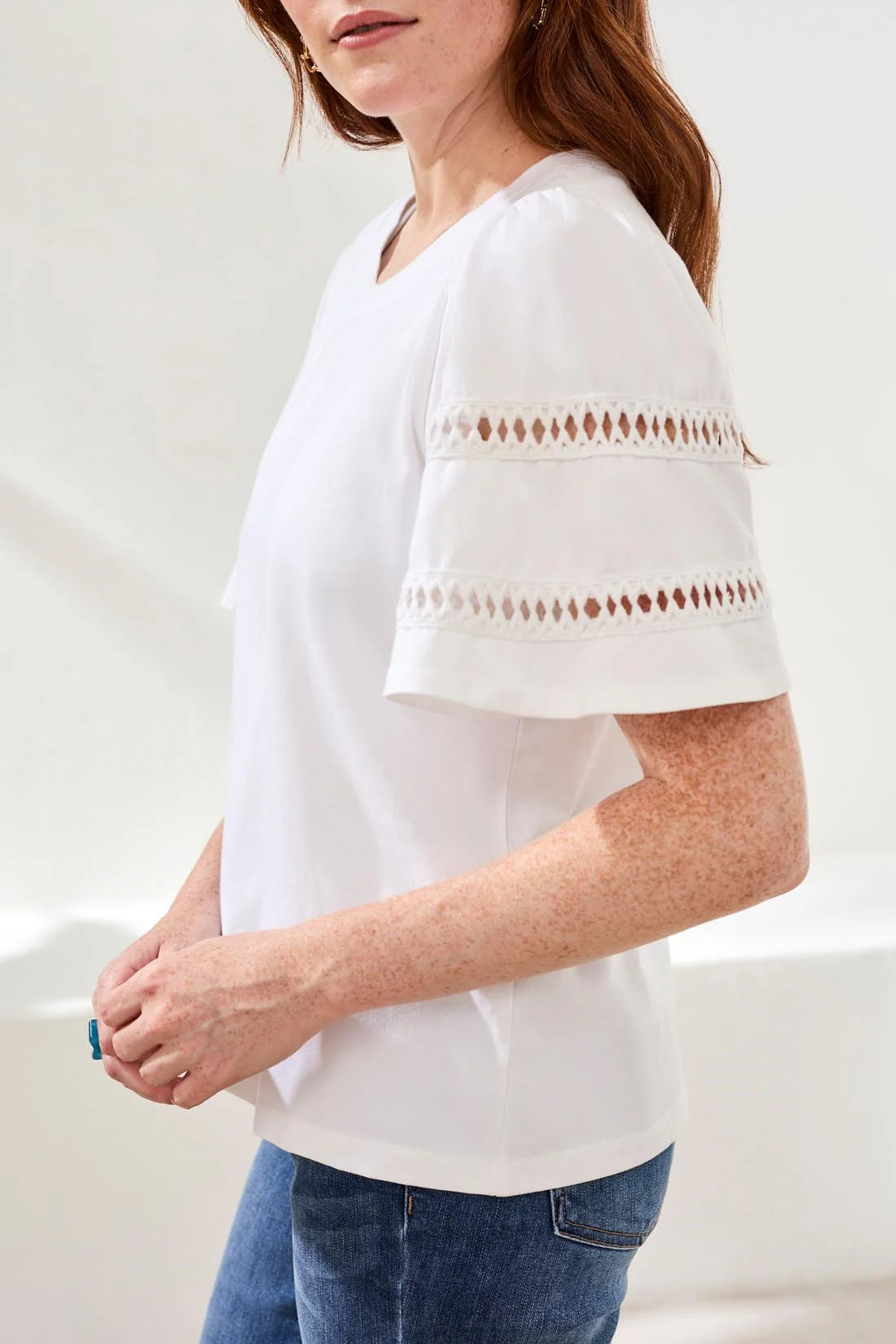 Tribal Flutter Sleeve Top