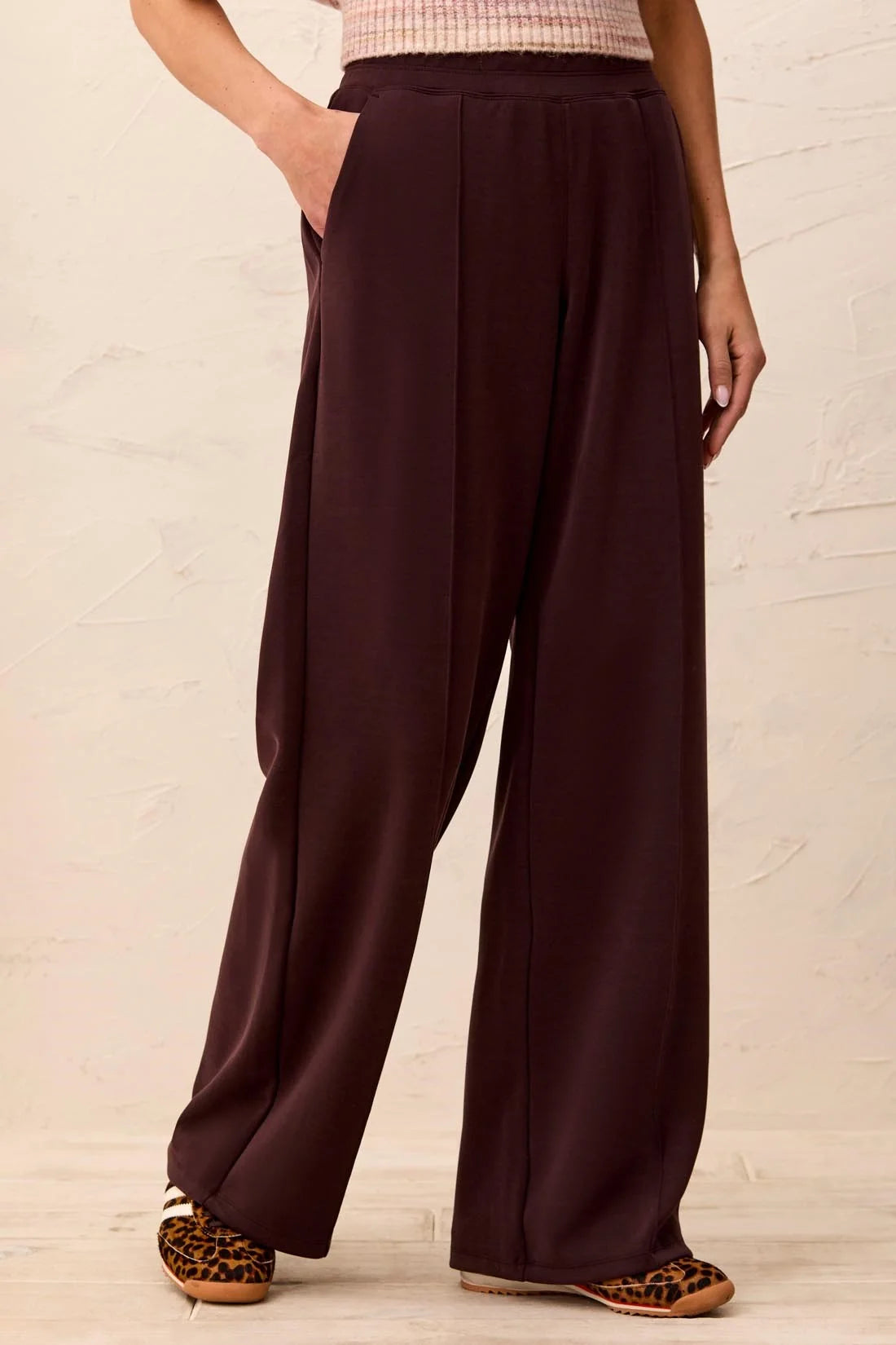 Tribal Wide Leg Pant w/ Pintucks