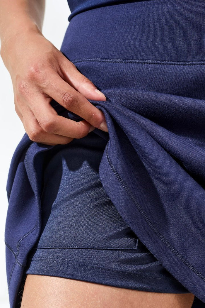 Tribal Pull On Flare Skort