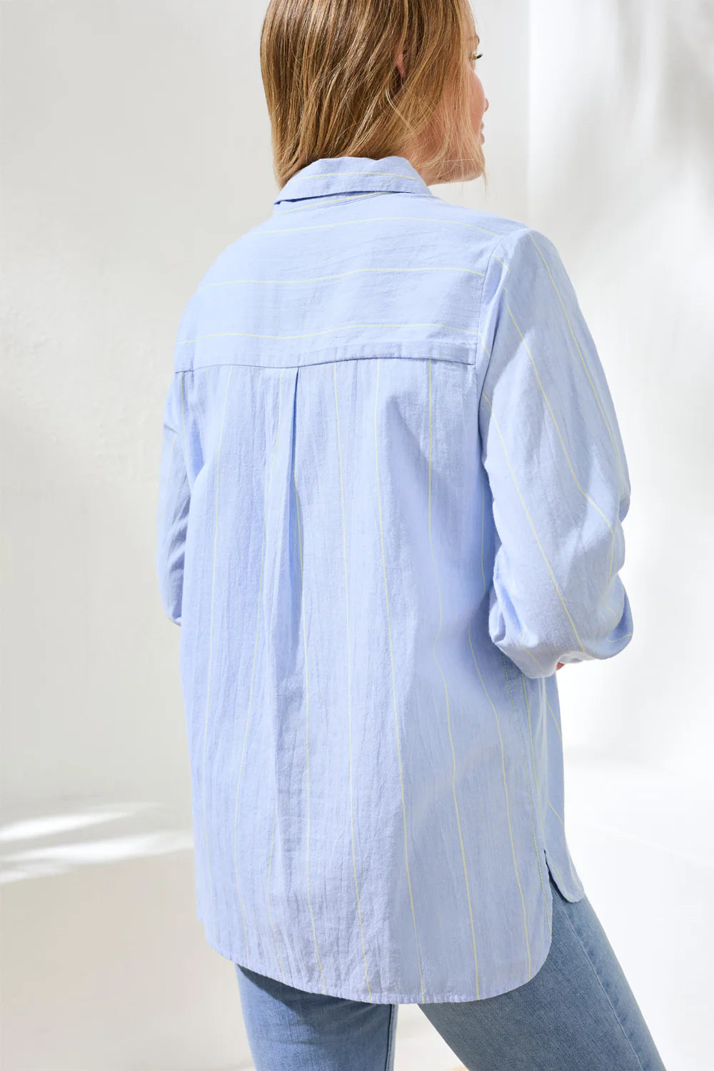 Tribal L/S Button Front Shirt