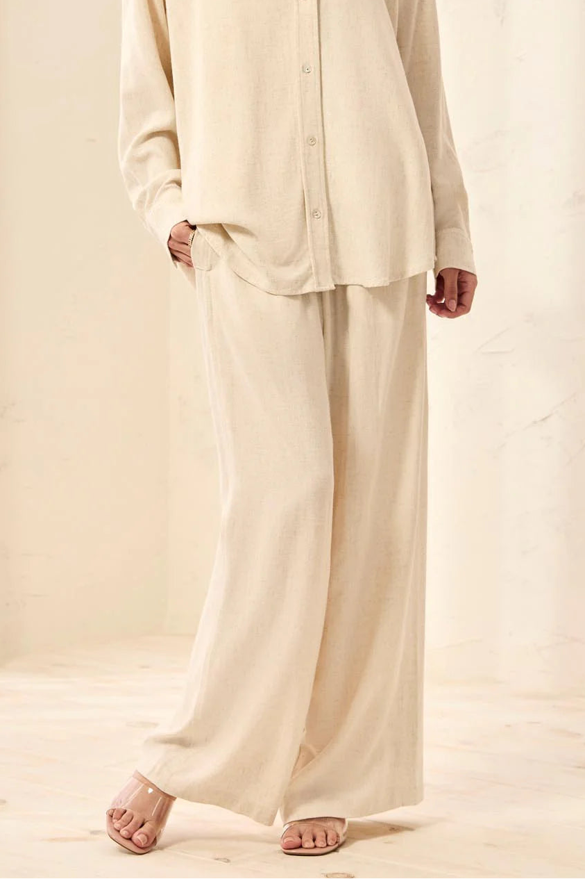 Tribal Pull On Ankle Pant W/ Front Pockets